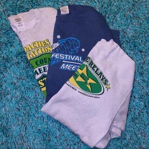 3/$15 Set of Track and Cross Country Crewnecks